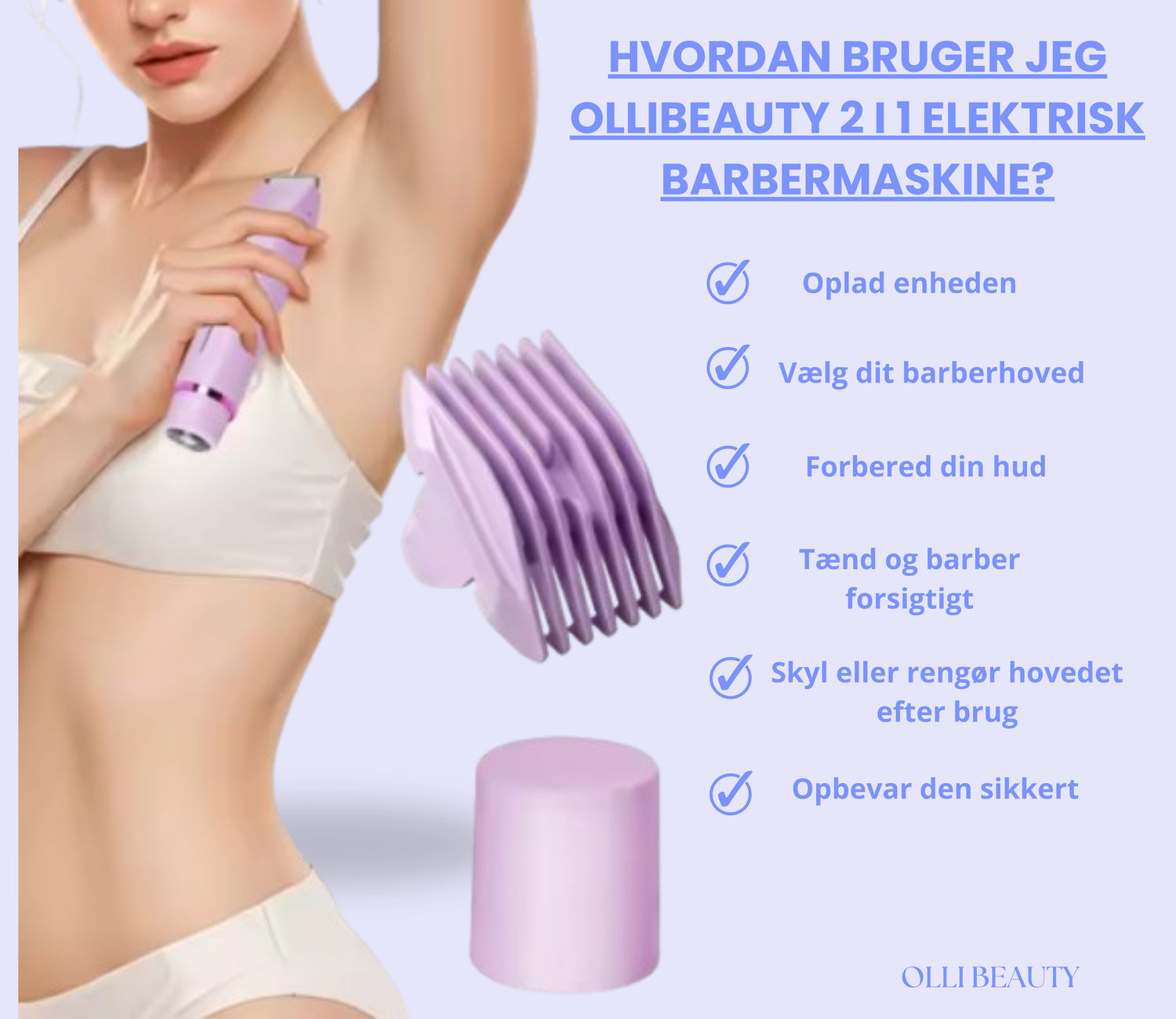 RASOIR ELECTRIQUE 2 EN1 FEMME